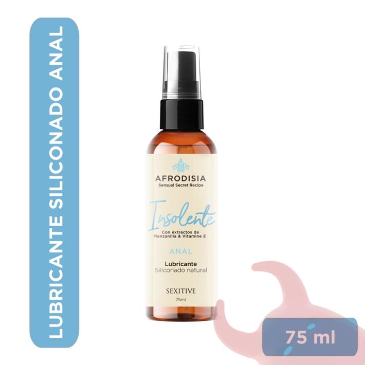  Lubricante Siliconado Natural para sexo anal. 75ml 